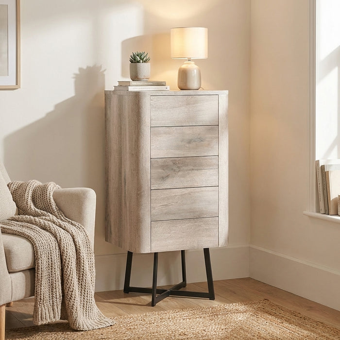 Aspen 5 Drawer Tall Chest