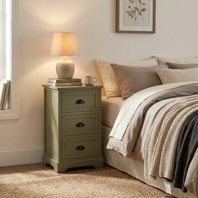 Grove Olive 3 Drawer Chest